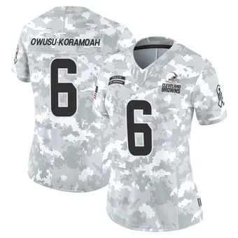 Women's Jeremiah Owusu-Koramoah Arctic Camo Limited 2024 Salute to Service Football Jersey