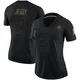 Women's Jerry Jeudy Black Limited 2020 Salute To Service Football Jersey