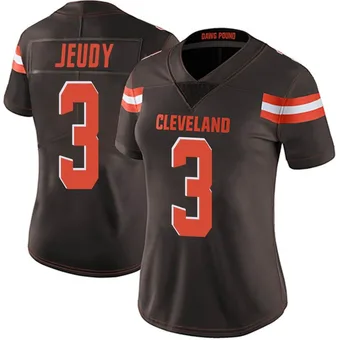 Women's Jerry Jeudy Brown Limited Team Color Vapor Untouchable Football Jersey