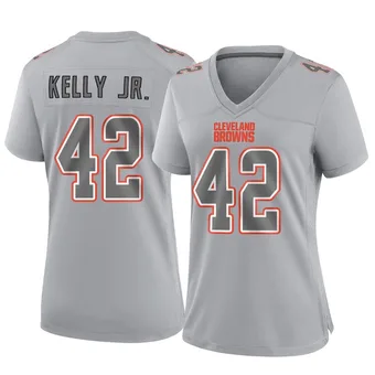 Women's John Kelly Jr. Gray Game Atmosphere Fashion Football Jersey