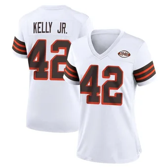 Women's John Kelly Jr. White Game 1946 Collection Alternate Football Jersey