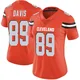 Women's Kaden Davis Orange Limited Alternate Vapor Untouchable Football Jersey