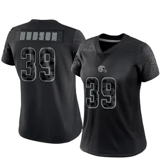 Women's Khaleke Hudson Black Limited Reflective Football Jersey