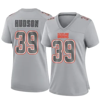 Women's Khaleke Hudson Gray Game Atmosphere Fashion Football Jersey