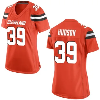 Women's Khaleke Hudson Orange Game Alternate Football Jersey