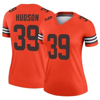 Women's Khaleke Hudson Orange Legend Inverted Football Jersey