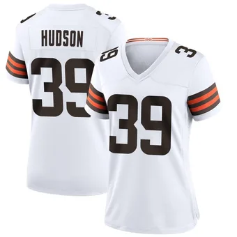 Women's Khaleke Hudson White Game Football Jersey