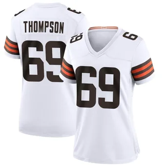 Women's Lorenzo Thompson White Game Football Jersey