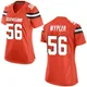 Women's Luke Wypler Orange Game Alternate Football Jersey