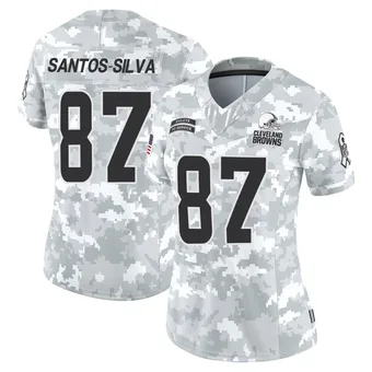 Women's Marcus Santos-Silva Arctic Camo Limited 2024 Salute to Service Football Jersey