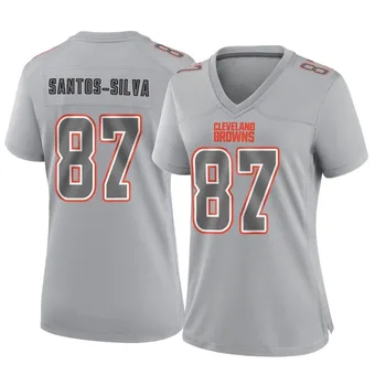 Women's Marcus Santos-Silva Gray Game Atmosphere Fashion Football Jersey