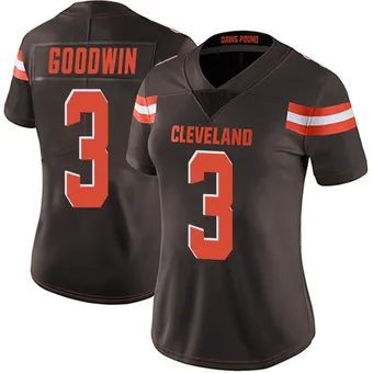 Women's Marquise Goodwin Brown Limited Team Color Vapor Untouchable Football Jersey