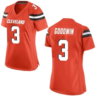 Women's Marquise Goodwin Orange Game Alternate Football Jersey