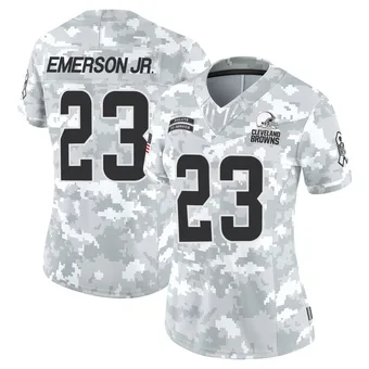 Women's Martin Emerson Jr. Arctic Camo Limited 2024 Salute to Service Football Jersey