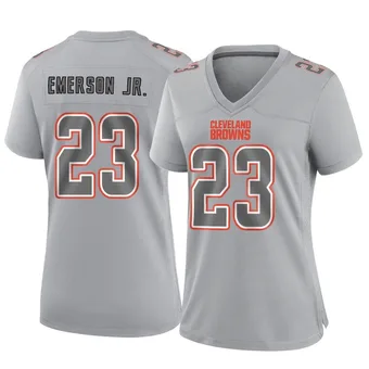 Women's Martin Emerson Jr. Gray Game Atmosphere Fashion Football Jersey