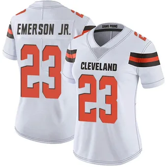 Women's Martin Emerson Jr. White Limited Vapor Untouchable Football Jersey