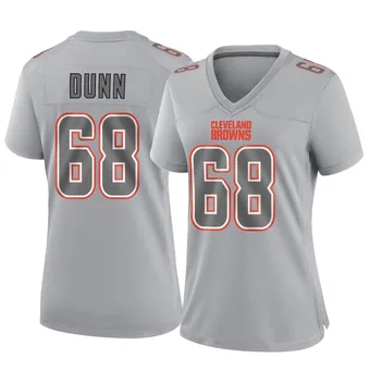 Women's Michael Dunn Gray Game Atmosphere Fashion Football Jersey