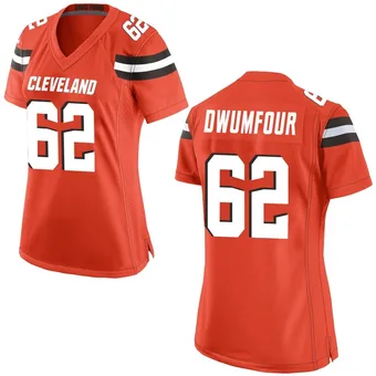 Women's Michael Dwumfour Orange Game Alternate Football Jersey