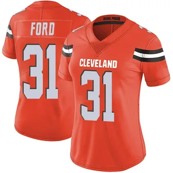 Women's Mike Ford Jr. Orange Limited Alternate Vapor Untouchable Football Jersey