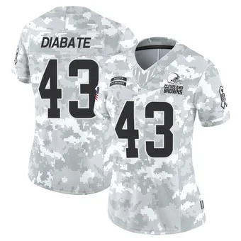 Women's Mohamoud Diabate Arctic Camo Limited 2024 Salute to Service Football Jersey