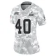 Women's Nathaniel Watson Arctic Camo Limited 2024 Salute to Service Football Jersey