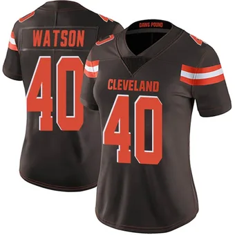 Women's Nathaniel Watson Brown Limited Team Color Vapor Untouchable Football Jersey