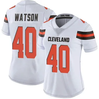 Women's Nathaniel Watson White Limited Vapor Untouchable Football Jersey