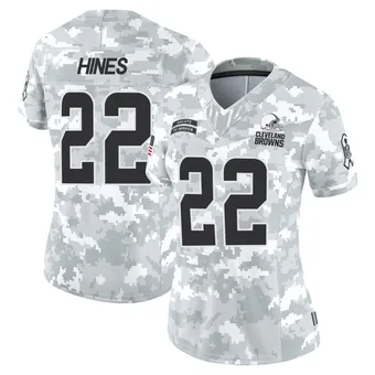 Women's Nyheim Hines Arctic Camo Limited 2024 Salute to Service Football Jersey