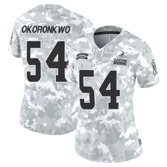 Women's Ogbo Okoronkwo Arctic Camo Limited 2024 Salute to Service Football Jersey