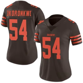 Women's Ogbo Okoronkwo Brown Limited Color Rush Football Jersey