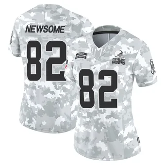 Women's Ozzie Newsome Arctic Camo Limited 2024 Salute to Service Football Jersey