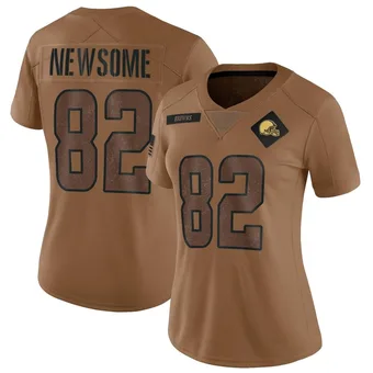 Women's Ozzie Newsome Brown Limited 2023 Salute To Service Football Jersey