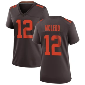 Women's Rodney McLeod Jr. Brown Game Alternate Football Jersey