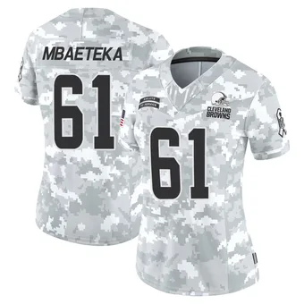 Women's Roy Mbaeteka Arctic Camo Limited 2024 Salute to Service Football Jersey