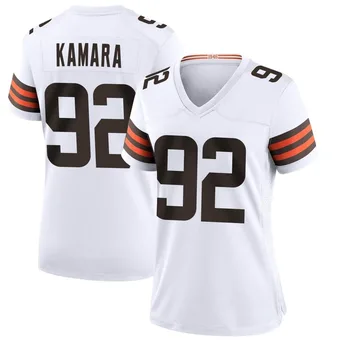 Women's Sam Kamara White Game Football Jersey