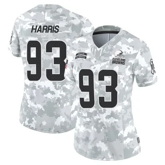 Women's Shelby Harris Arctic Camo Limited 2024 Salute to Service Football Jersey