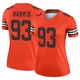 Women's Shelby Harris Orange Legend Inverted Football Jersey