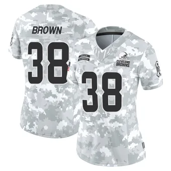 Women's Tony Brown II Arctic Camo Limited 2024 Salute to Service Football Jersey