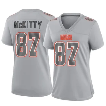 Women's Tre' McKitty Gray Game Atmosphere Fashion Football Jersey