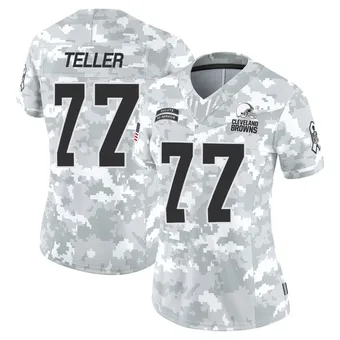 Women's Wyatt Teller Arctic Camo Limited 2024 Salute to Service Football Jersey