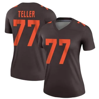 Women's Wyatt Teller Brown Legend Alternate Football Jersey