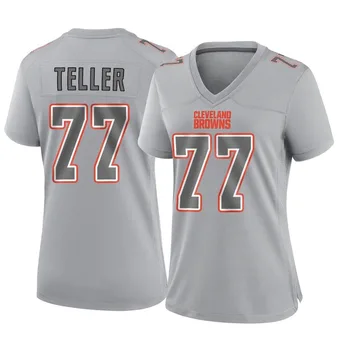 Women's Wyatt Teller Gray Game Atmosphere Fashion Football Jersey