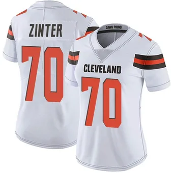 Women's Zak Zinter White Limited Vapor Untouchable Football Jersey