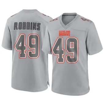 Youth Aidan Robbins Gray Game Atmosphere Fashion Football Jersey