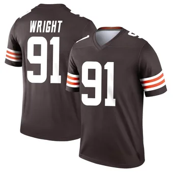 Youth Alex Wright Brown Legend Football Jersey