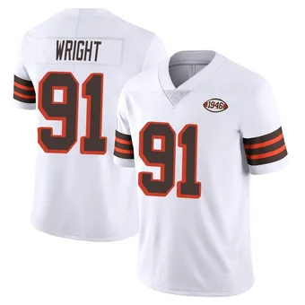 Youth Alex Wright White Limited Vapor 1946 Collection Alternate Football Jersey