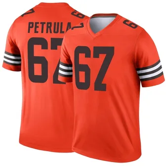 Youth Ben Petrula Orange Legend Inverted Football Jersey