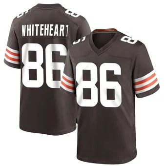 Youth Blake Whiteheart Brown Game Team Color Football Jersey