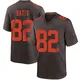 Youth Brenden Bates Brown Game Alternate Football Jersey