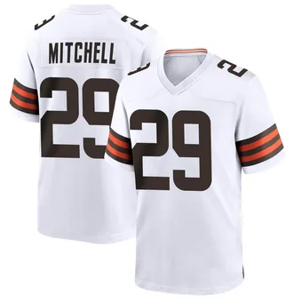 Youth Cameron Mitchell White Game Football Jersey